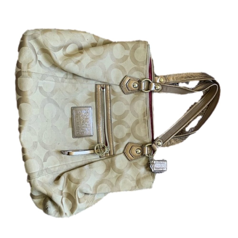 Coach Bag (authentic) *rare* GOLD color - Picture 6 of 13
